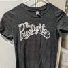 Grey Shirt with script logo