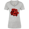 Women's Rose Tee - Grey 