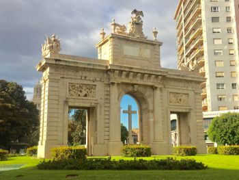 Valencia, Spain.  La Plaza de la Puerta del Mar is close to Saint Patrick's Irish Pub.
