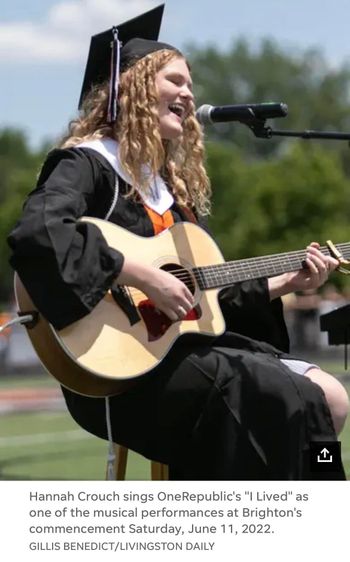 Performing at graduation!
