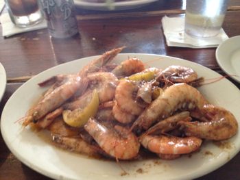 Boiled Gulf Shrimp at Liuzza's
