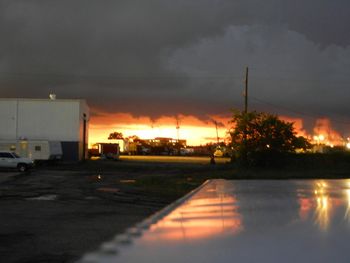 Sunset w/ Thunderstorms looming
