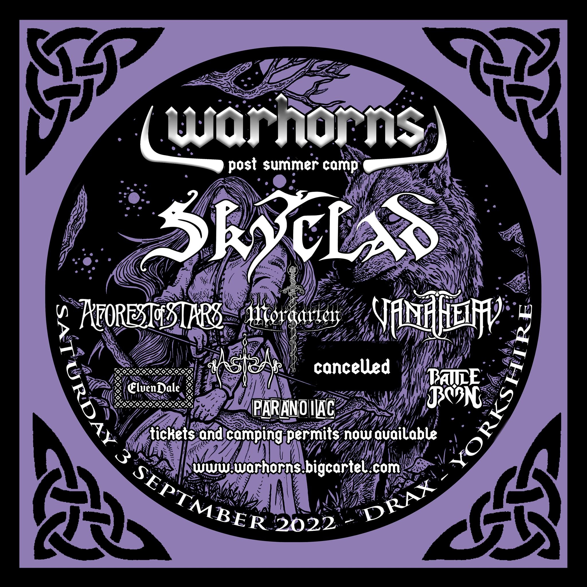 Forlorn Hope Withdraw From Warhorns Festival 2022