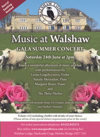 Summer Music at Walshaw 2023