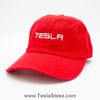 Tesla Dad Hat (Red)