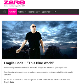 Zero Magazine review (Swedish)