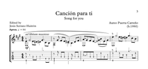 Canción para ti by Aureo Puerta