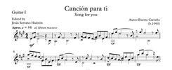 Canción para ti by Aureo Puerta