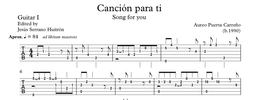 Canción para ti by Aureo Puerta