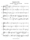 Sonata Quartet in Gm for Piano, Violin, Viola, & Cello