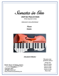 Sonata DUET in Gm for Piano & Violin