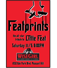 Featprints returns to the East Bay at Wisegirl's