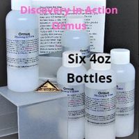 Discovery in Action Ormus- Six Four Ounce Bottles. International Customers Ship Daily-$49 Flat Rate, USPS Priority Mail Air Service, Guaranteed. 