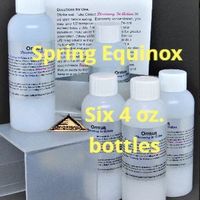 Discovery in Action, "Buried in the Ground" SPRING EQUINOX Ormus-Six 4oz bottles.   Guaranteed Air Service-$49 Flat Rate. 