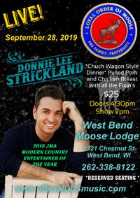 Chuck Wagon Style Dinner Show with Donnie Lee Strickland