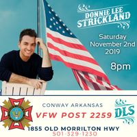 VFW Post 2259 presents Donnie Lee Strickland