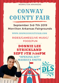 Donnie Lee Strickland Headlines the Conway County Fair