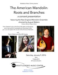 THE AMERICAN MANDOLIN: Roots & Branches w/ August Watters and Shu-Mi Huang