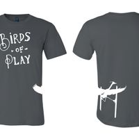 Women's cut Skiing Bird T-Shirt