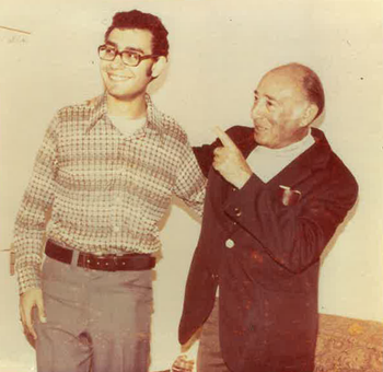 Charlie Pikler with Bronislaw Gimpel
