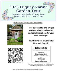 Fuquay Varina Garden Club 2023 Garden Tour