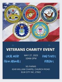 Vendor Charity Event - Veterans Residential Services of Wilson, NC