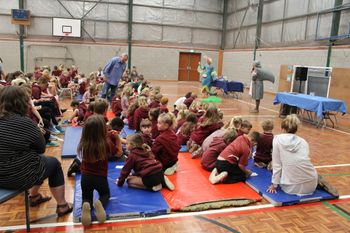 'Fish out of Water' Marine education show Streaky Bay SA 2015
