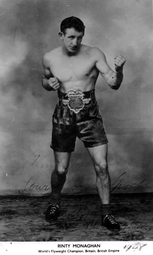 'Rinty' Monaghan World Flyweight Champion, 1948, "the lad from sailortown"
