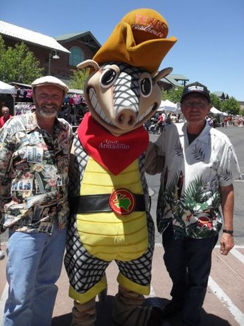 Special guest Andy Armadillo
