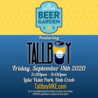 Tallboy at the Oak Creek Beer Garden