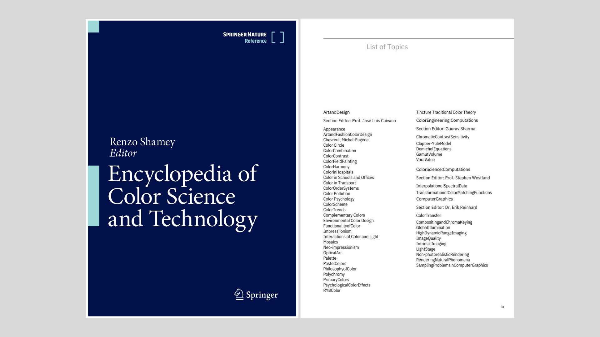 Encyclopedia of Color Science and Technology