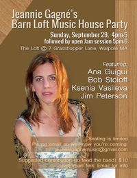 Barn Loft Music House Party