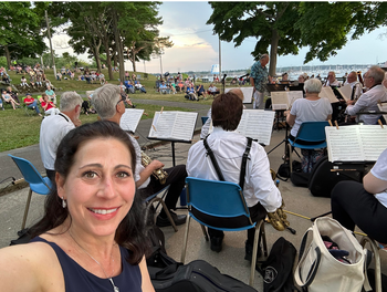 "American Songbook" NSCB Concert on July 9, 2024, Salem Willows Beach
