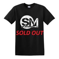 black SM logo T-shirt large