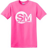 pink SM logo T-shirt medium