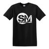 black SM logo T-shirt extra large
