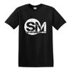 black SM logo T-shirt medium