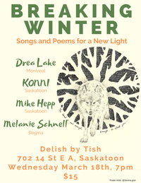 Breaking Winter:  Drea Lake, Mike Hepp, KINNO and Melanie Schnell in Concert