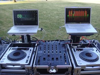 DJ WILL ON THE LEFT & DJ JOHNNY G ON THE RIGHT
