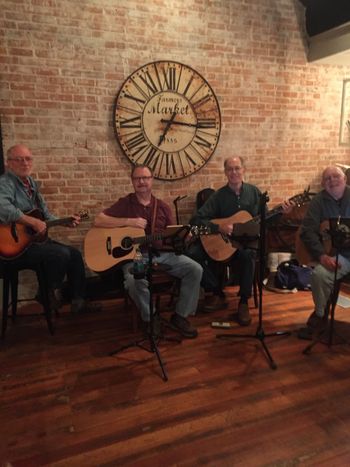 Hulls Trace Winery: L-R Charlie Saylor, Eric Shellenbarger, Bob Beer, Doug Adams
