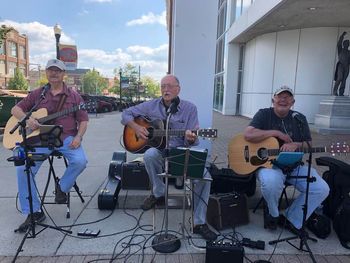 Lima Farm Market ,Sept.2019  Eric Shellenbarger,Charlie Saylor,Doug Adams
