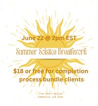 Summer Solstice Breathwork Online