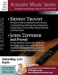 John Zipperer & Friends + Ernest Troost @ West Valley Music