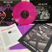 Biggest Tits Custom LP Purple Swirl by GG Allin