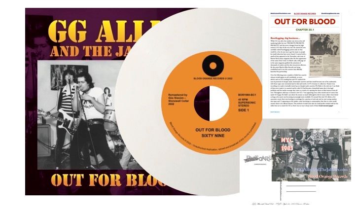 Out For Blood BOR OFFICIAL - WHITE VINYL: 7