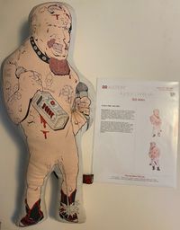 ONLY ONE ON EARTH - Andrew D Gore Handmade Prototype GG Allin "Demented Doll" with COA 