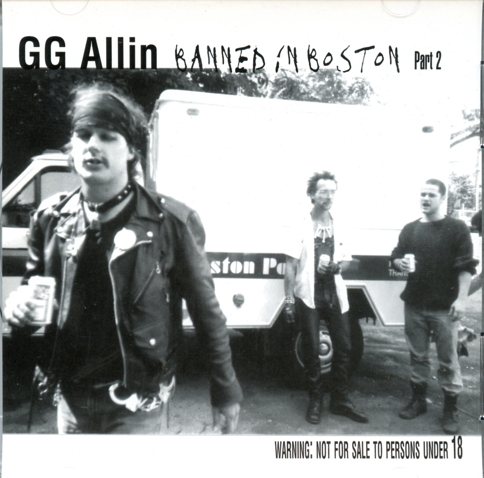 未開封 CD GG Allin Banned In Boston Part 2 GG アリン GG Allin & The Jabbers