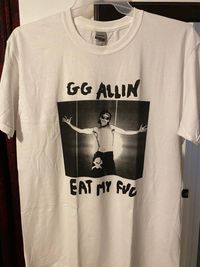 GG Allin Eat My Fuc 1989 Classic Repro Shirt