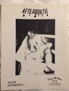 Algae Afterbirth Original 1988 Promo Flyer