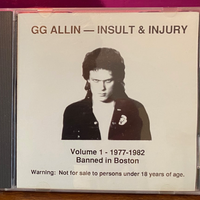 RARE Insult & Injury 1st Pressing - GG's Friends: FREE US SHIPPING